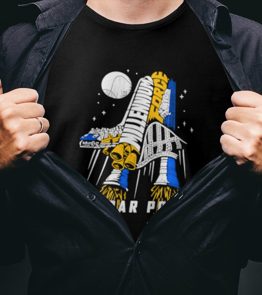 Millennium Force Cedar Point Space Rocket Shuttle Adventure T-Shirt