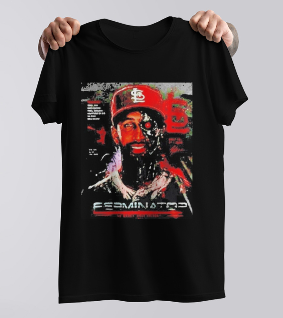 2026 St. Louis Cardinals Jose Fermin Ferminator Cyborg T-Shirt