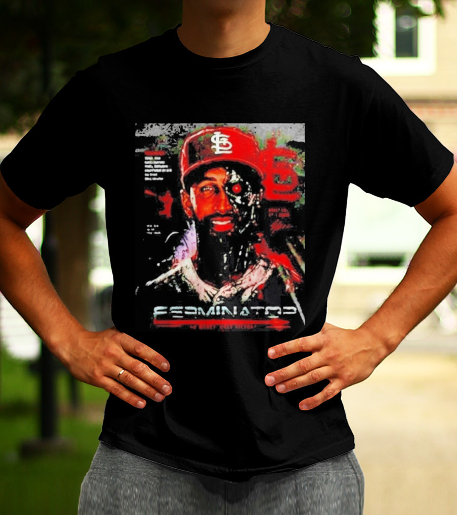 2026 St. Louis Cardinals Jose Fermin Ferminator Cyborg T-Shirt