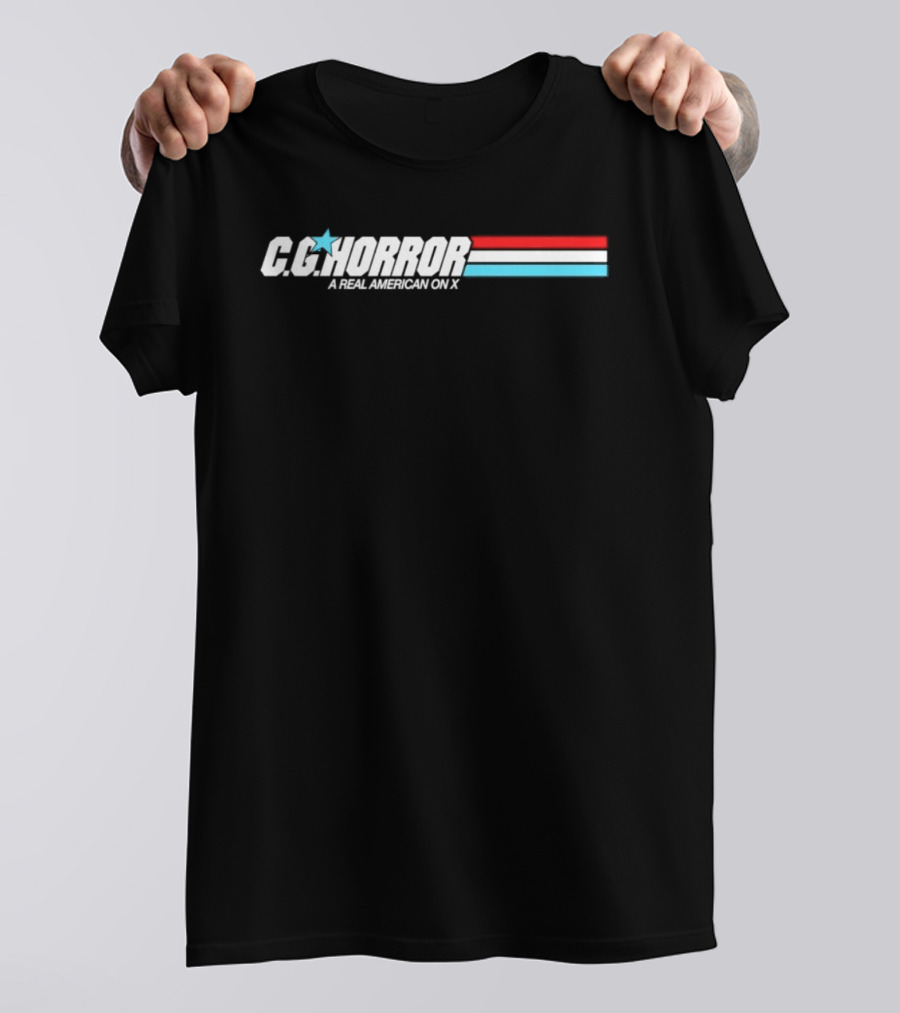 CG Horror A Real American On X G I Joe Retro Star T-Shirt