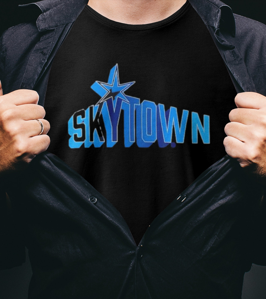 Chicago Sky Skytown Star Blue T-Shirt