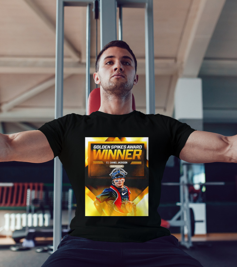 Golden Spikes Award Winner Daniel Jackson Georgia Catcher T-Shirt