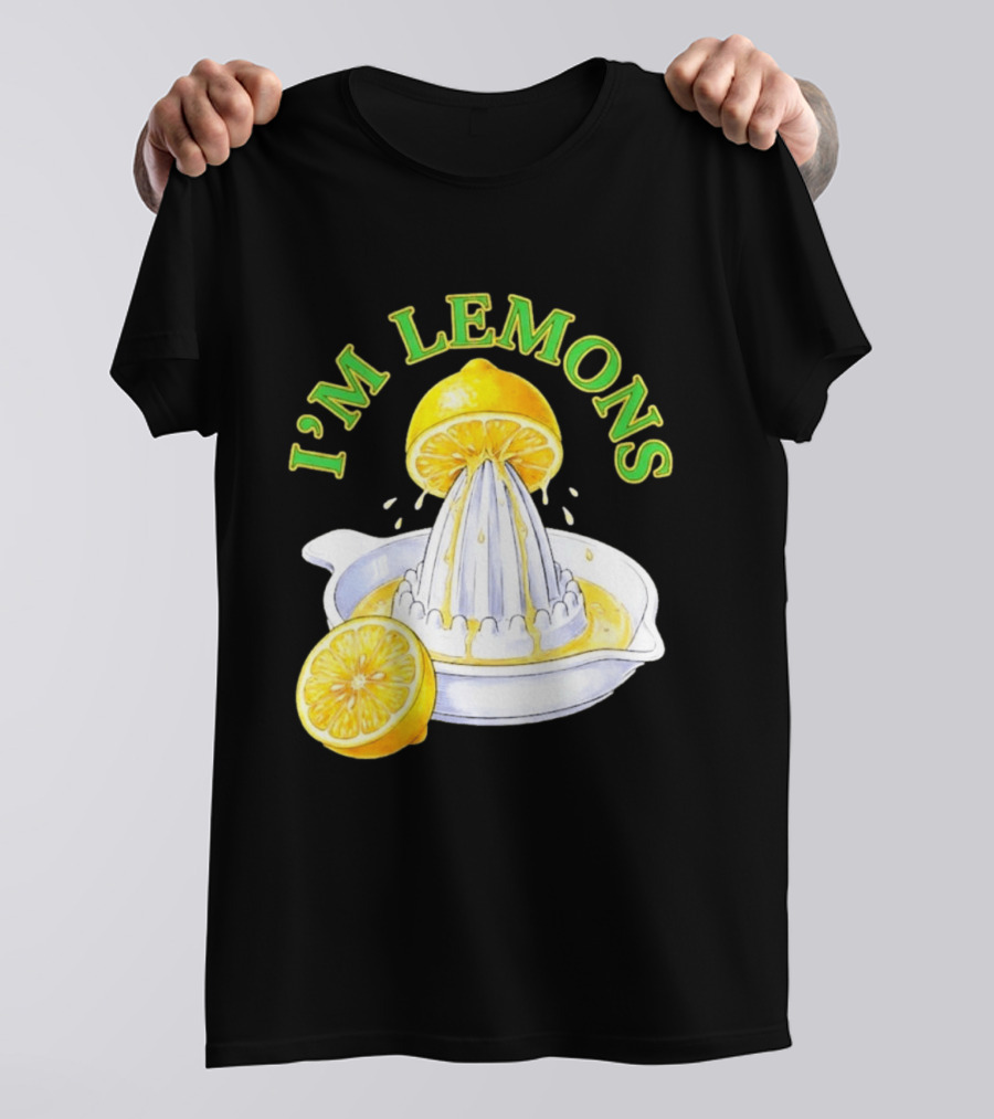 I'm Lemons Citrus Squeezer Fruit T-Shirt