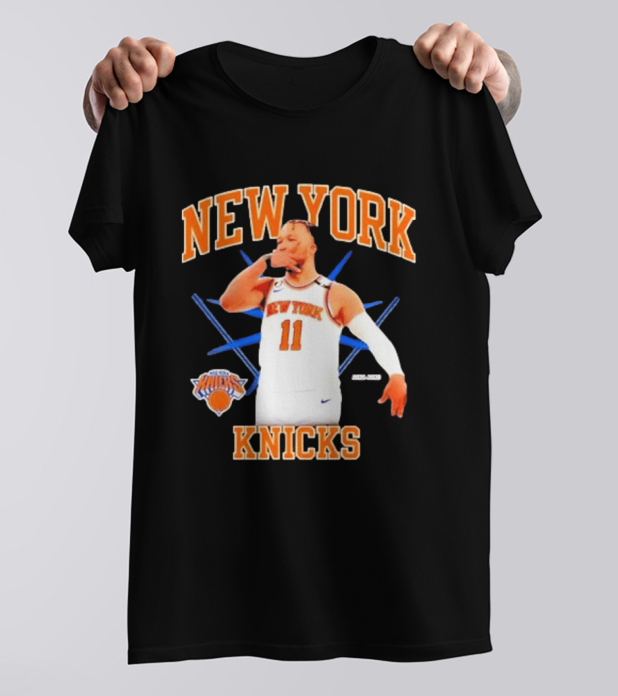 New York Knicks Jalen Brunson 11 NBA Basketball 3 Point 2026 T-Shirt