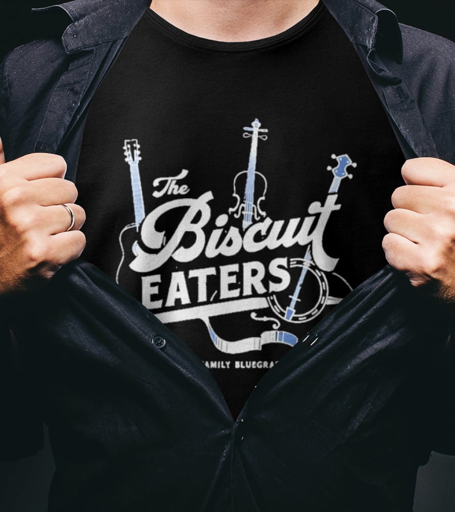 The Biscuit Eaters Traditional Family Bluegrass Musical Instruments T-Shirt