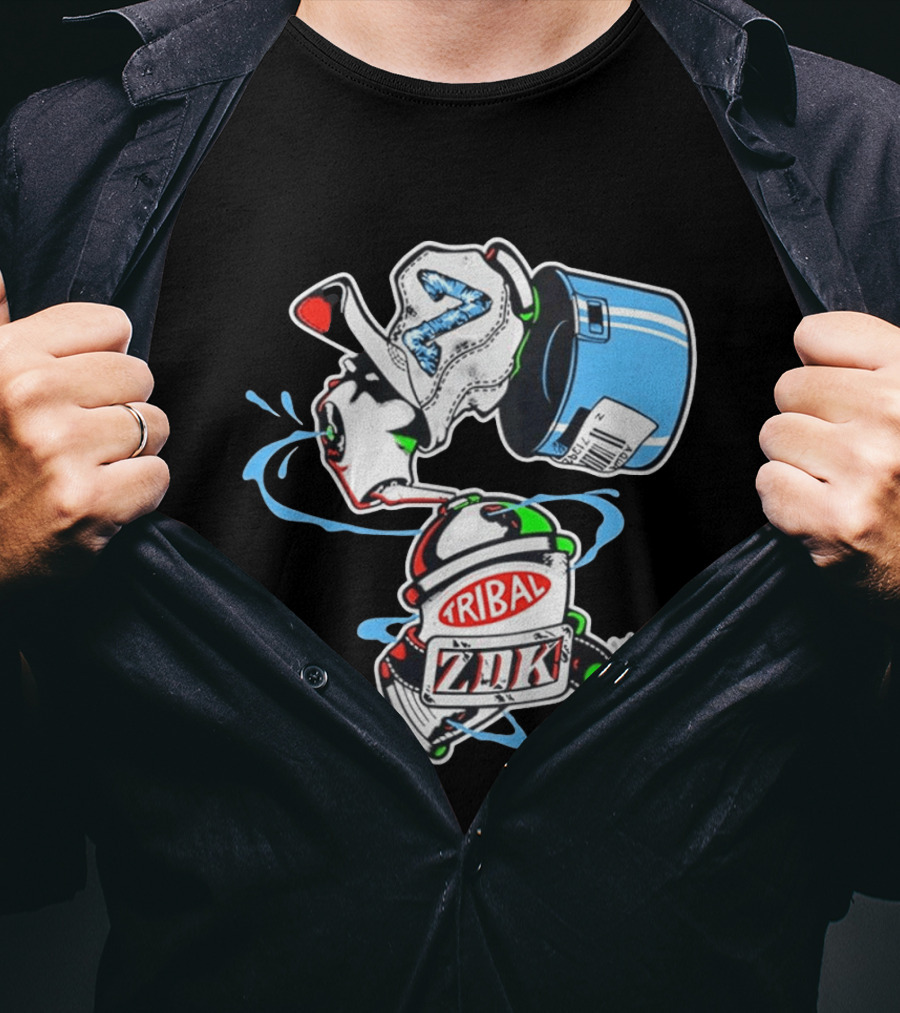 Tribal ZDK Paint Can Street T-Shirt