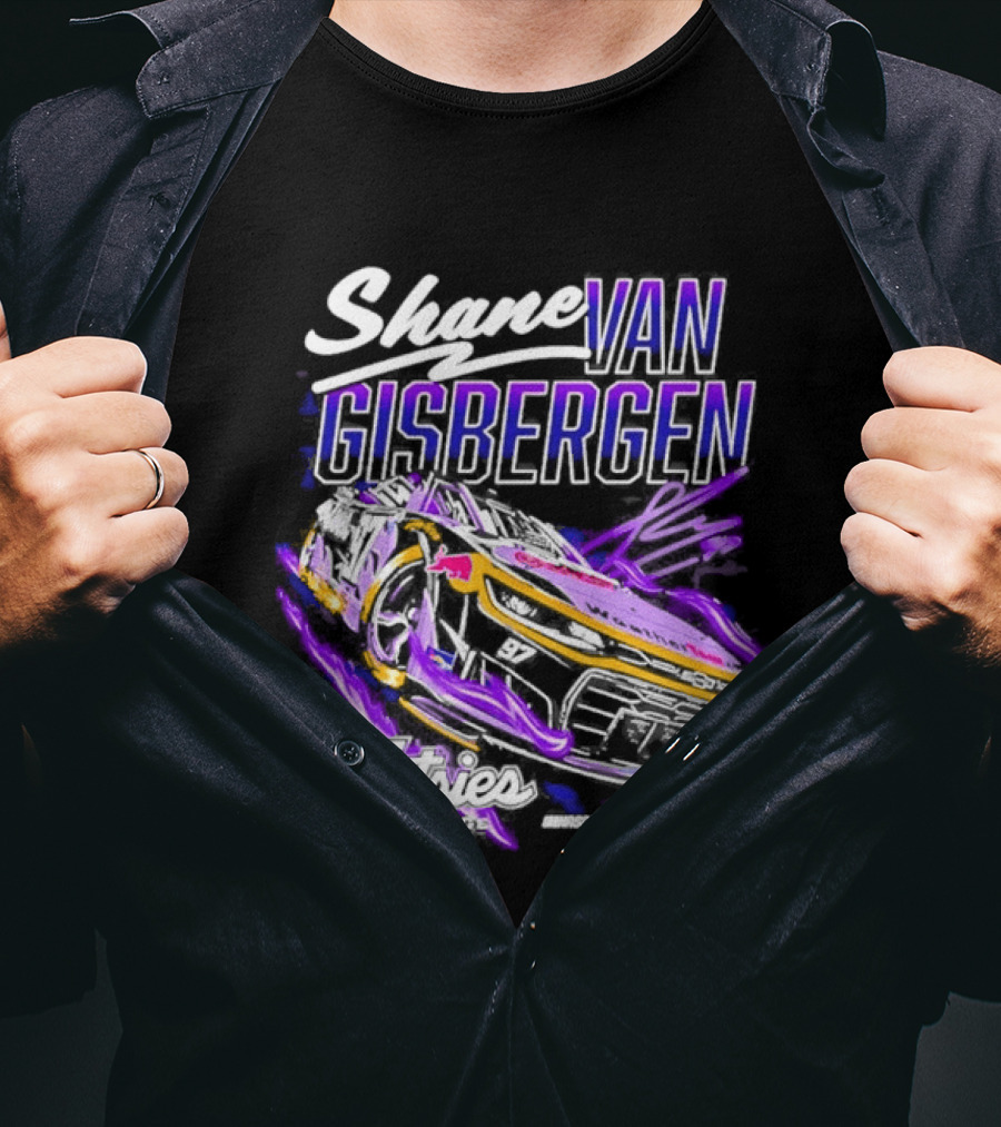 Shane Van Gisbergen #97 2026 Tootsies Orchid Sweeps Racing Car T-Shirt