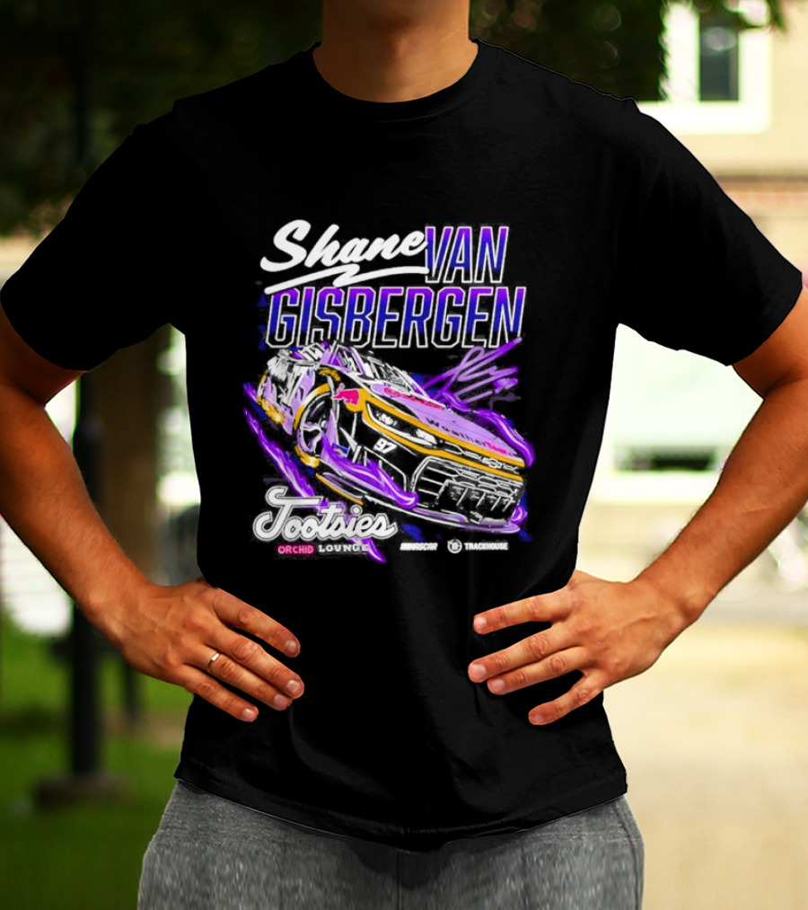 Shane Van Gisbergen #97 2026 Tootsies Orchid Sweeps Racing Car T-Shirt