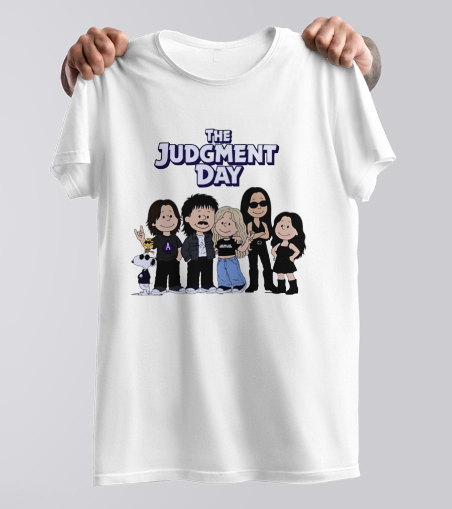 The Judgment Day Peanuts Cartoon Characters Mashup T-Shirt
