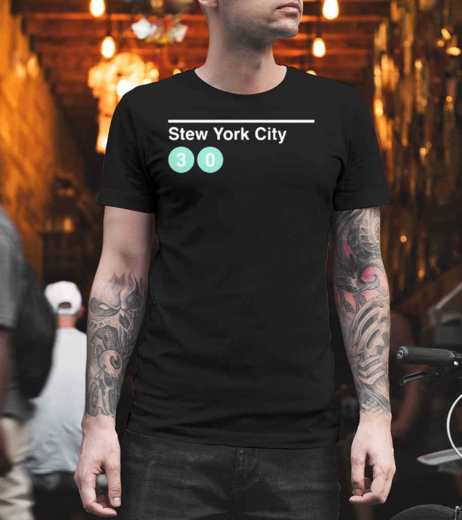 Stew York City 30 Breanna Stewart NY Liberty WNBA T-Shirt