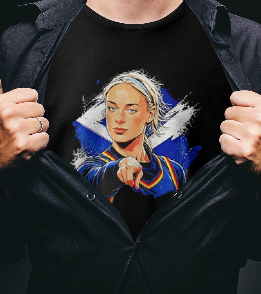 Indiana Fever Sophie Cunningham Pointing Meme T-Shirt