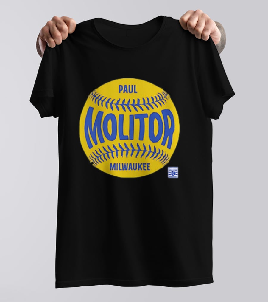 Paul Molitor Milwaukee Brewers Baseball Hall Of Fame 318 Club 1982 T-Shirt