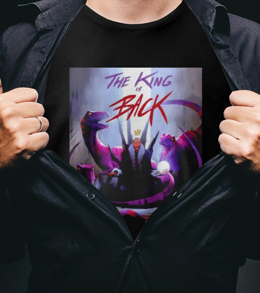 Kawhi Leonard Toronto Raptors The King Is Back Raptors Crown Return T-Shirt