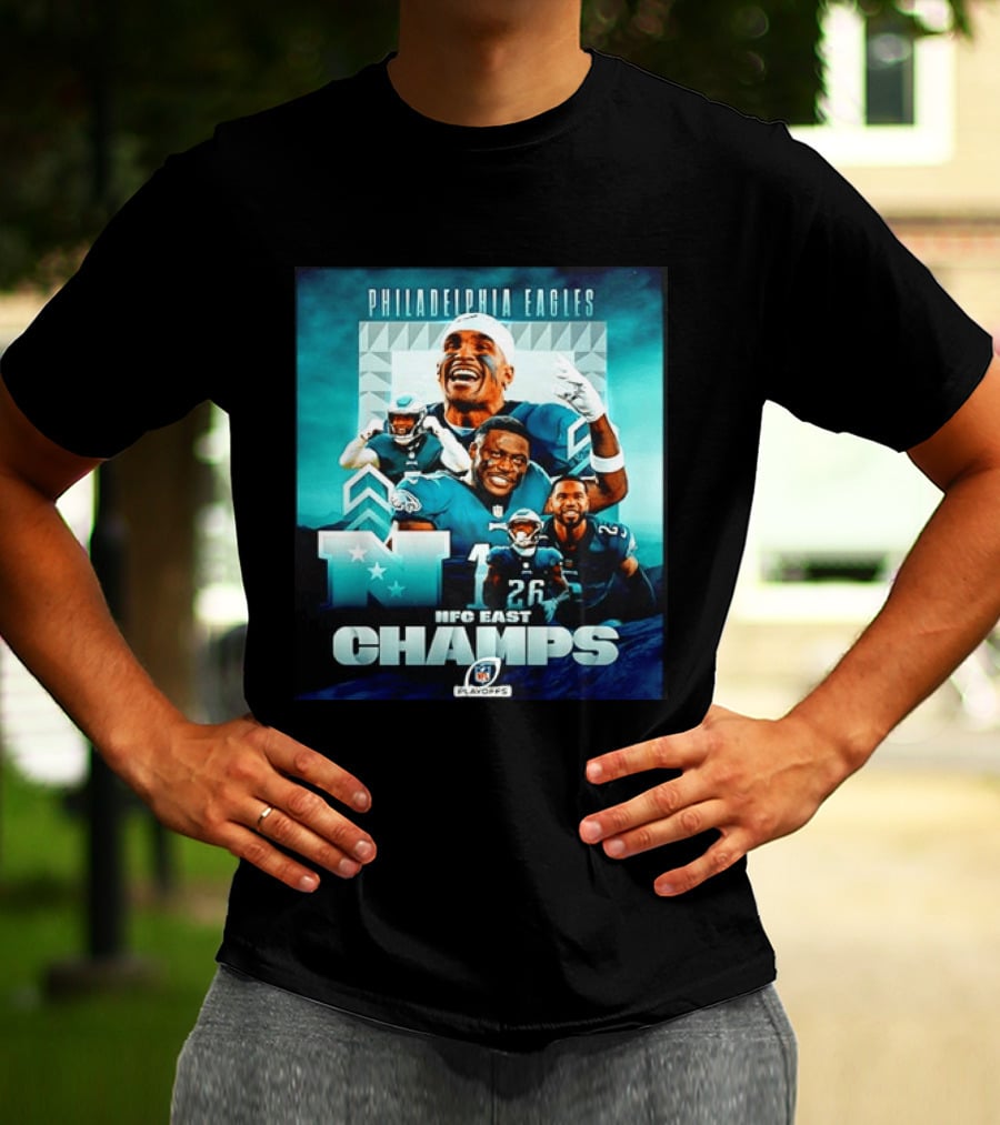 Philadelphia Eagles NFC East Champs 2022 Playoffs T-Shirt