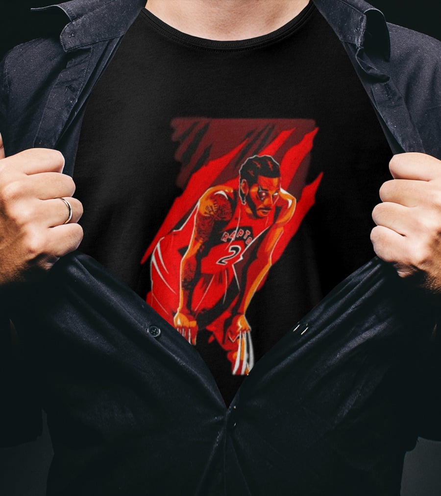 Kawhi Leonard Wolverine Claws Toronto Raptors 2 Jersey Return T-Shirt
