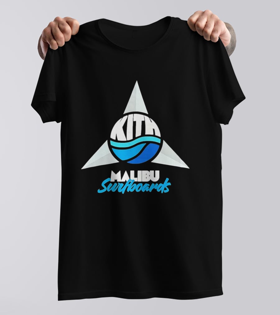 Kith Malibu Surfboards Triangular Wave Aesthetic T-Shirt