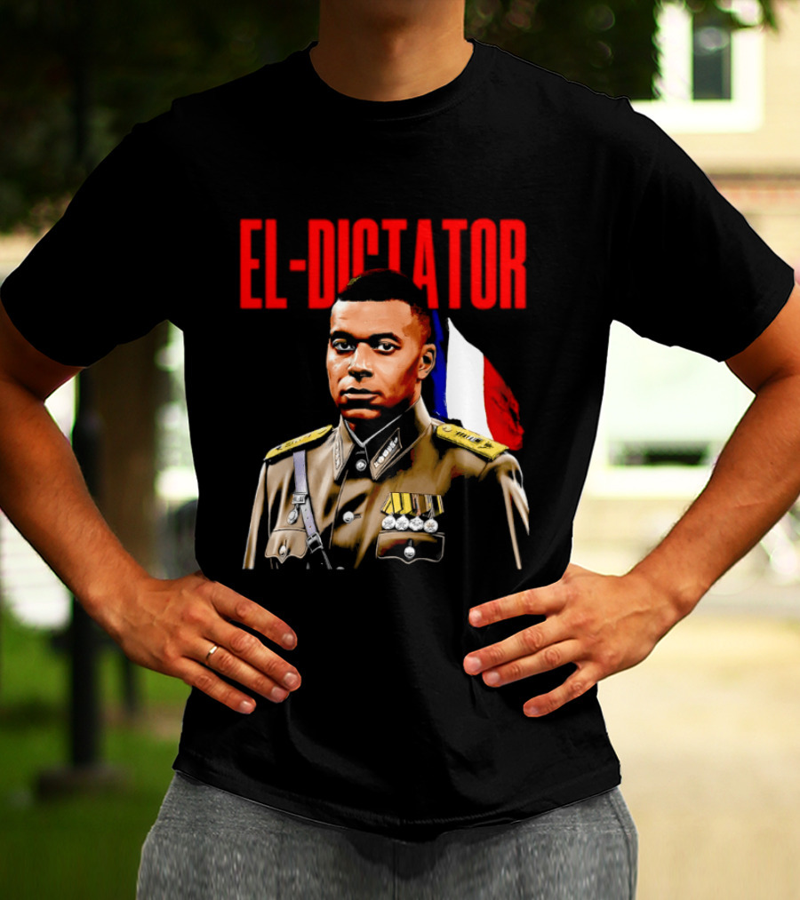 El Dictator Kylian Mbappe Military Jacket French Flag T-Shirt
