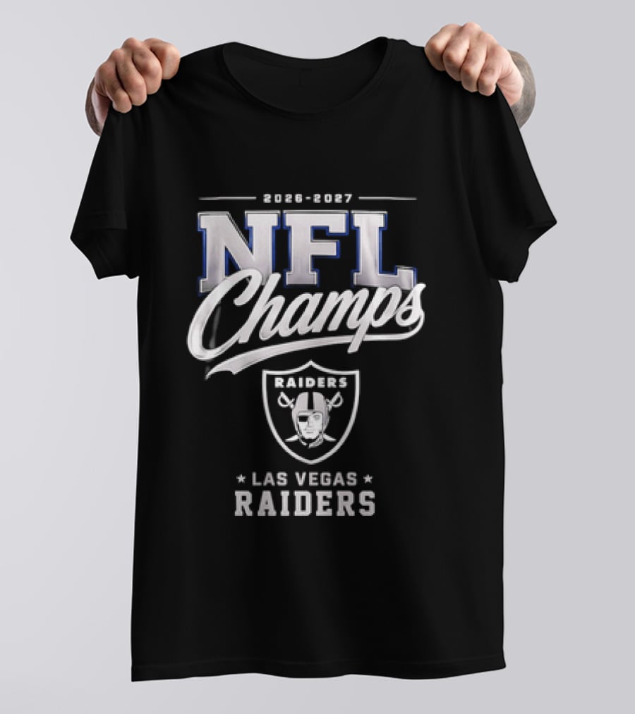 2026 2027 NFL Champs Las Vegas Raiders T-Shirt