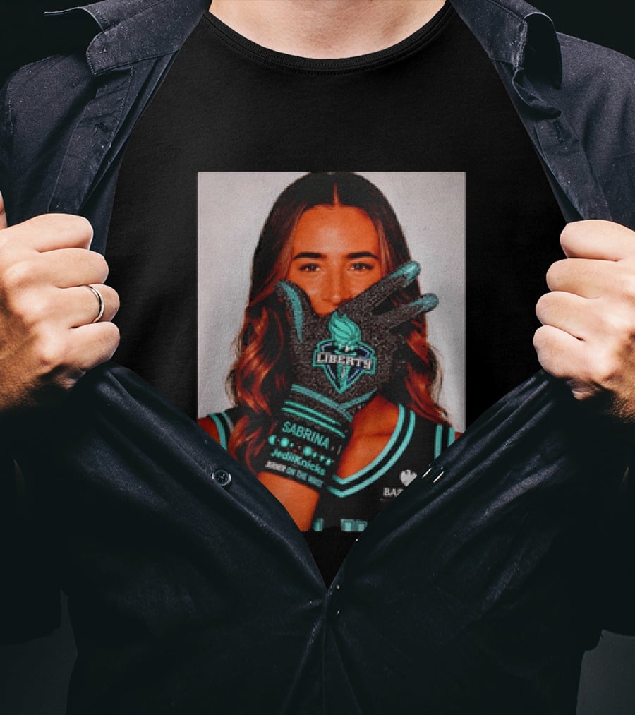 Sabrina Ionescu New York Liberty Barclays Burner Like Brunson IceMan T-Shirt