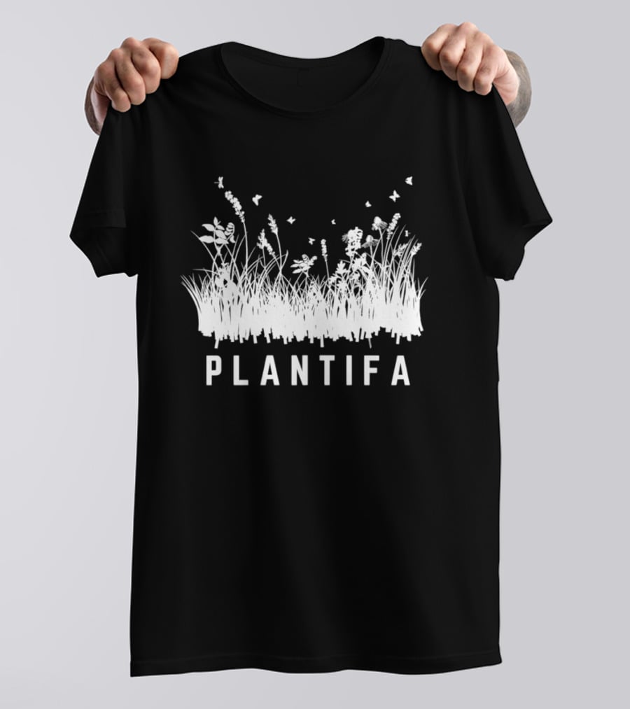 Butterflies And Plantifa Wildflowers T-Shirt
