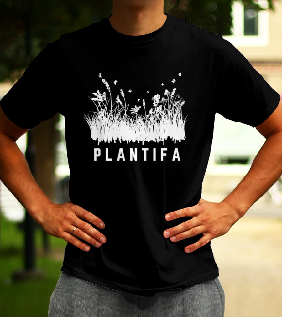 Butterflies And Plantifa Wildflowers T-Shirt