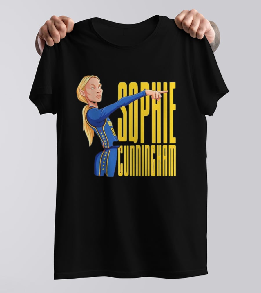 Sophie Cunningham Indiana Fever WNBA 2026 Jersey Game Player T-Shirt