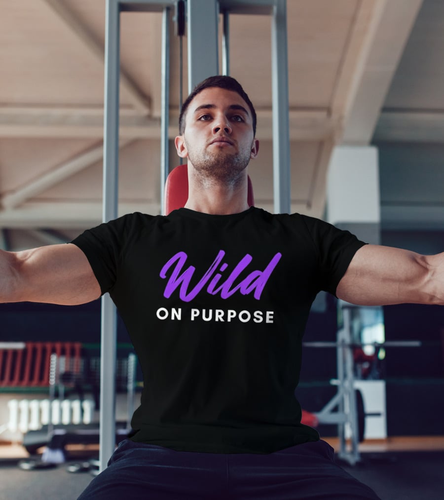 Wild On Purpose Vibrant Purple T-Shirt