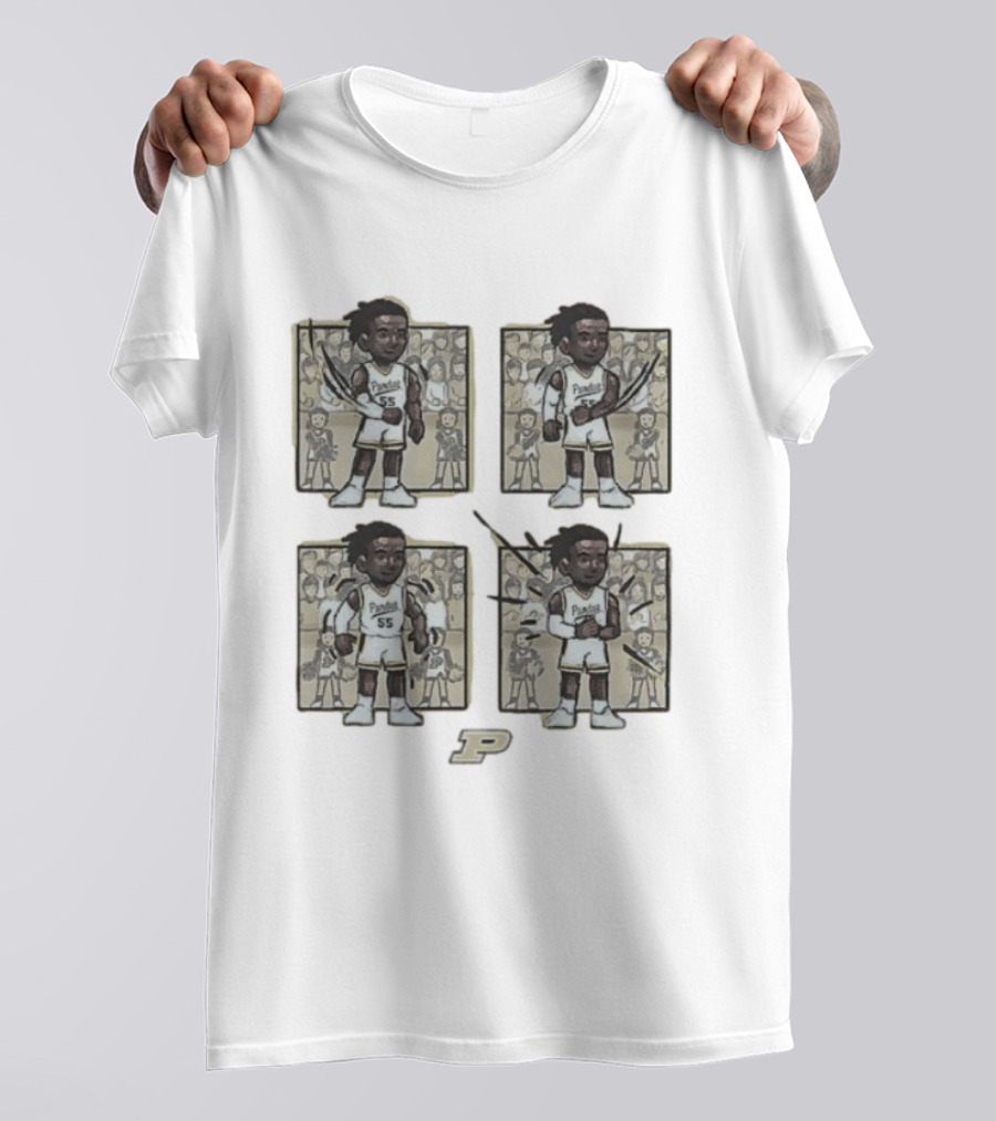 Purdue Basketball The Lance Dance Lance Jones 55 T-Shirt