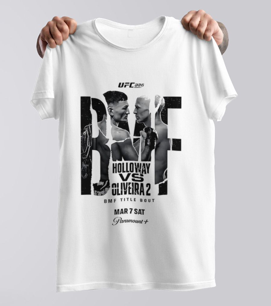UFC BMF Holloway Vs Oliveira 2 Title Bout 326 T-Shirt