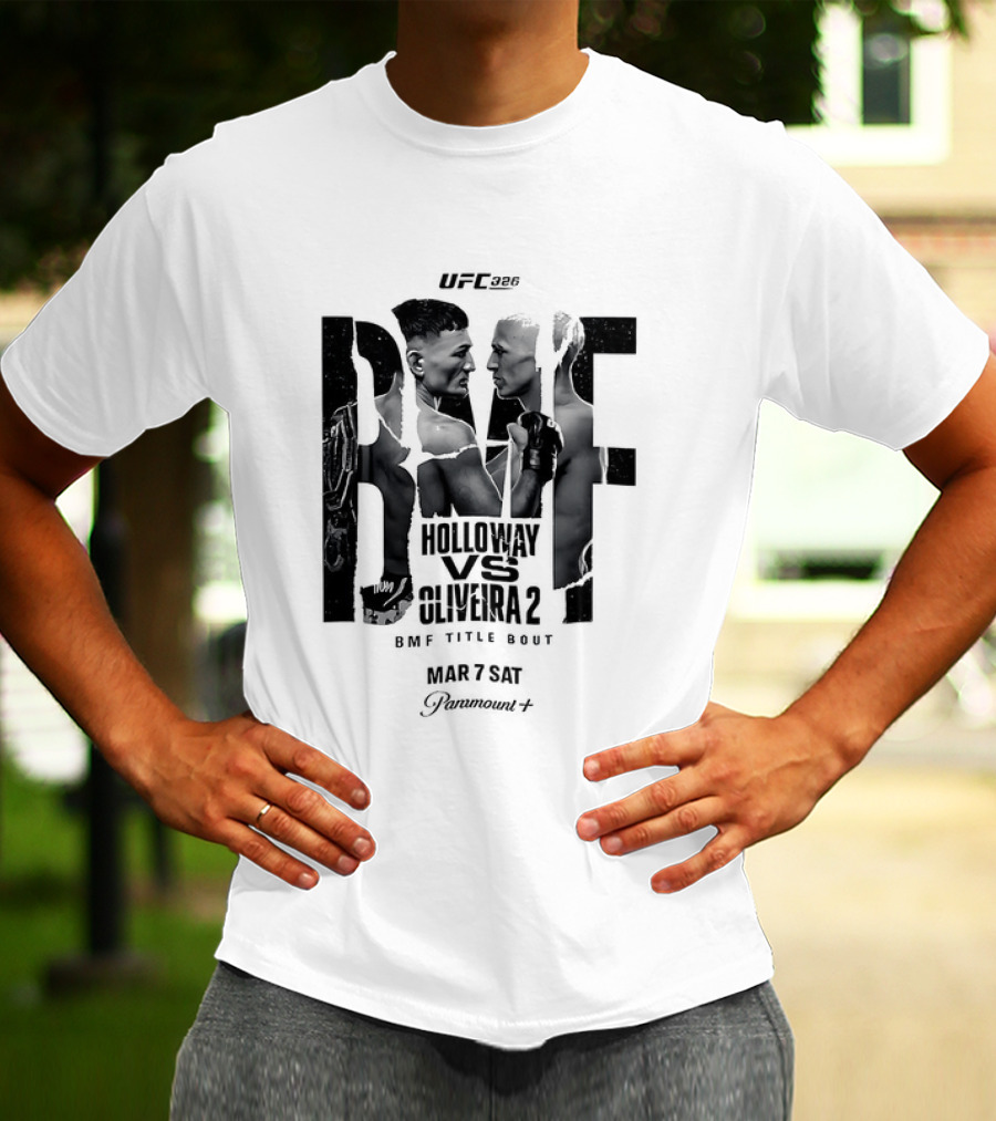 UFC BMF Holloway Vs Oliveira 2 Title Bout 326 T-Shirt