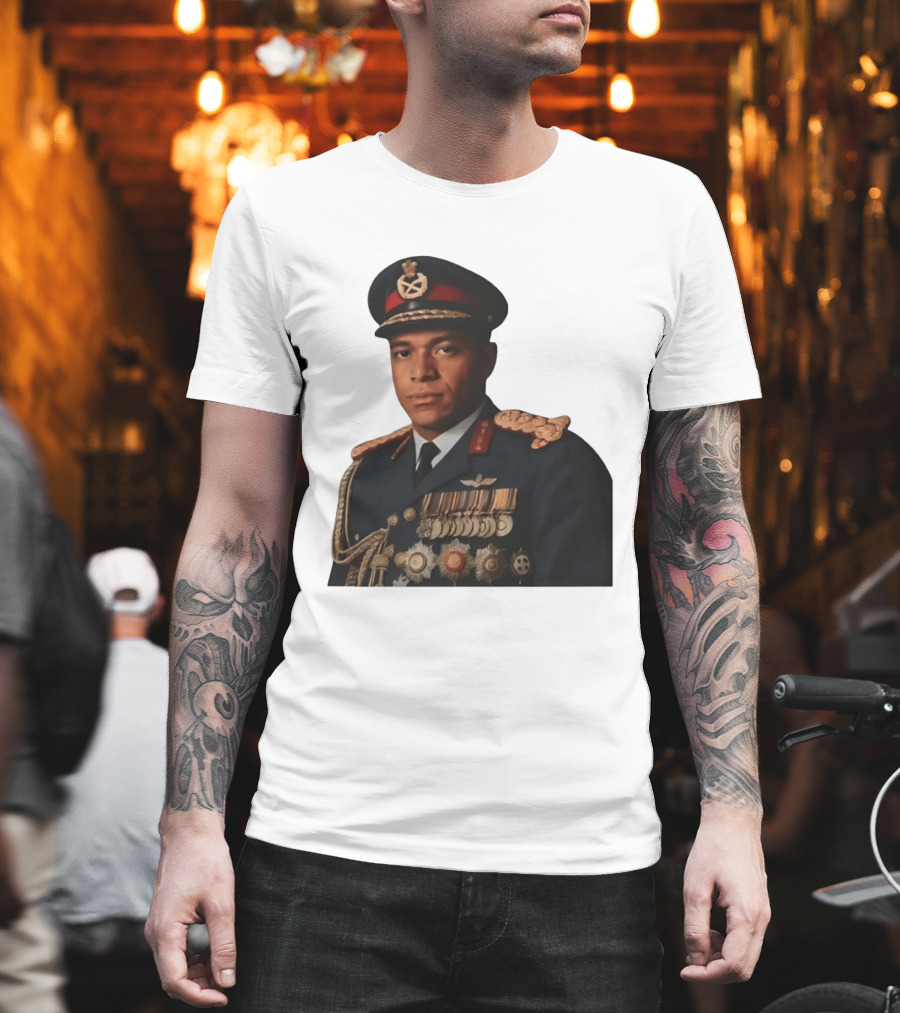 Kylian Mbappe Military Uniform Meme T-Shirt
