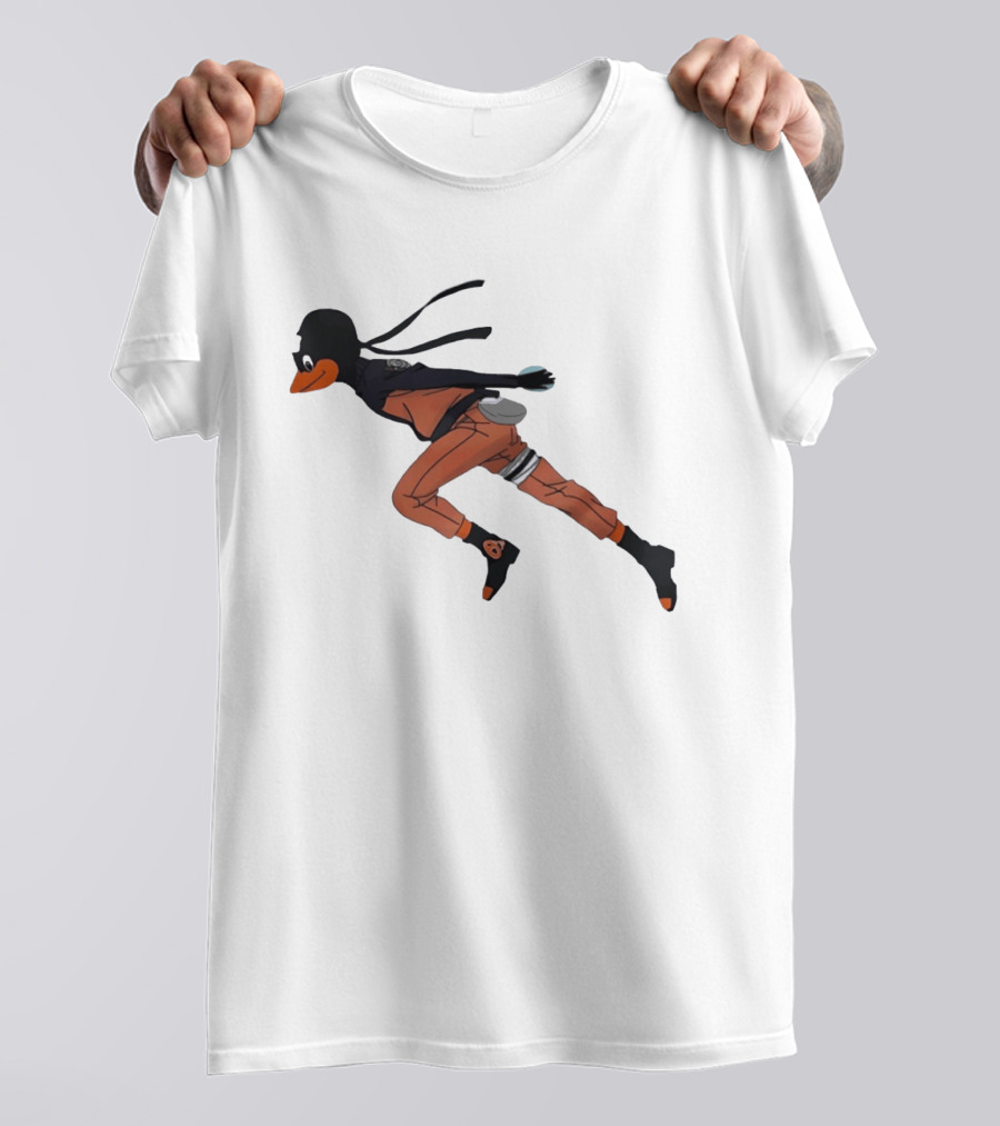 Naruto Uzumaki Duck Running Ninja Clan T-Shirt
