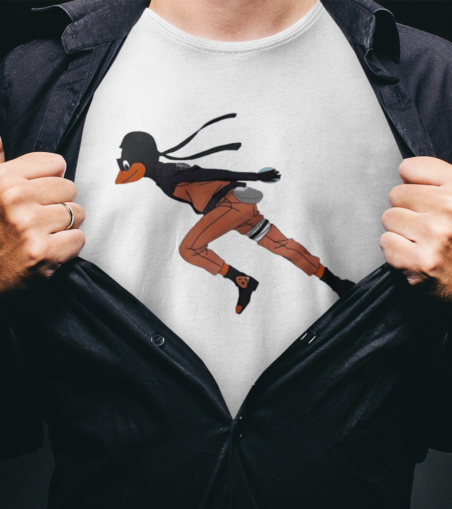 Naruto Uzumaki Duck Running Ninja Clan T-Shirt