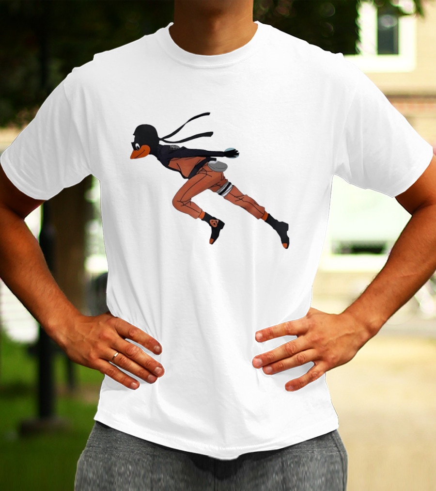 Naruto Uzumaki Duck Running Ninja Clan T-Shirt