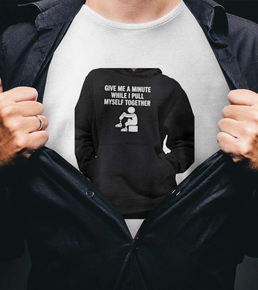 Give Me A Minute While I Pull Myself Together With Puzzle Piece T-Shirt