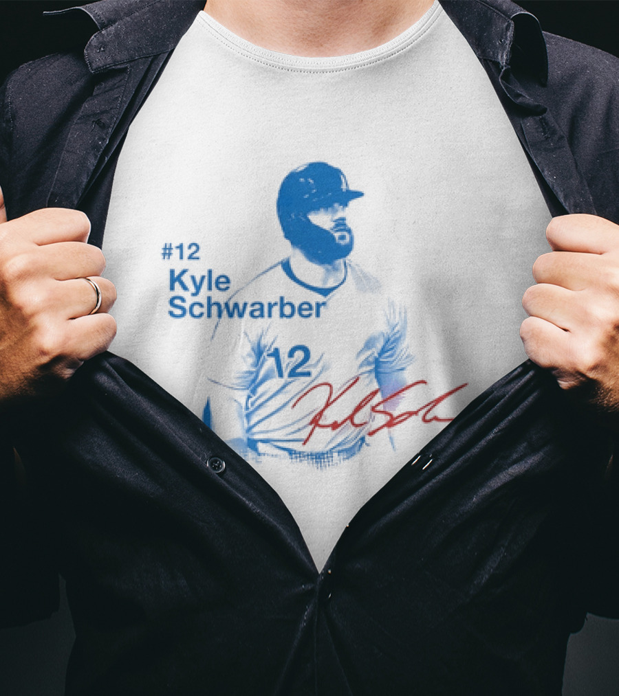 Kyle Schwarber #12 Philadelphia Phillies Baseball T-Shirt
