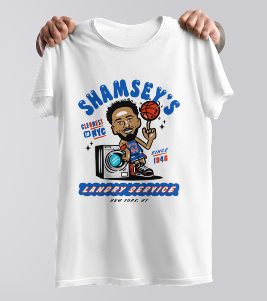 Shamsey's Landry Service New York Knicks Since 1946 NYC T-Shirt