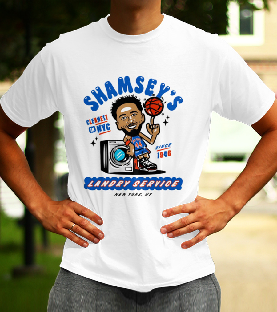 Shamsey's Landry Service New York Knicks Since 1946 NYC T-Shirt