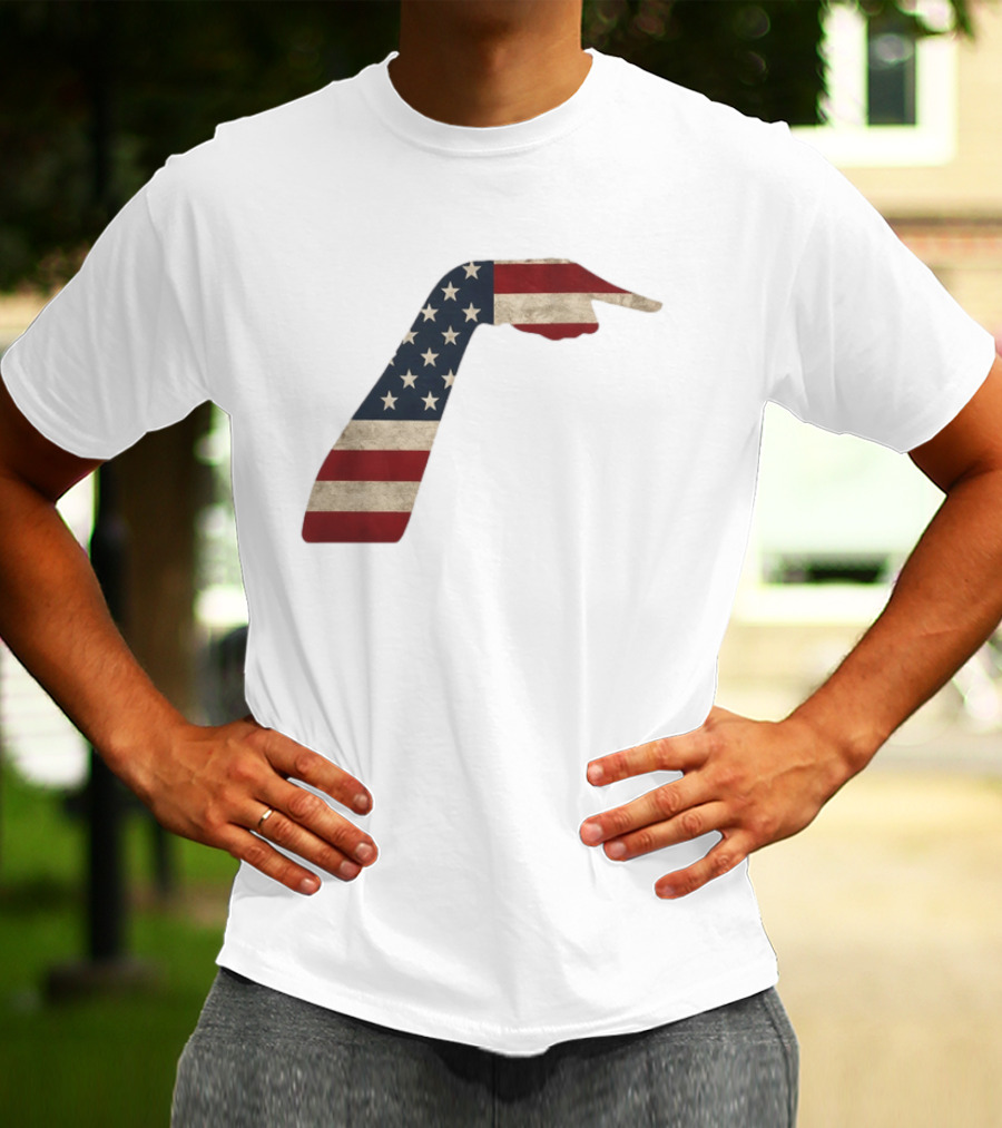 Sophie Cunningham American Flag Pointing Hand Patriotic USA Indiana Fever 2026 T-Shirt