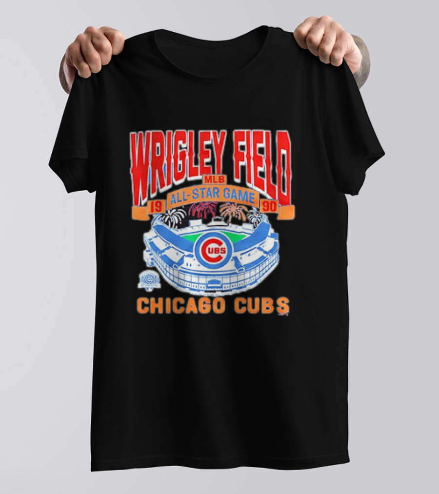 Wrigley Field 1990 MLB All Star Game Chicago Cubs T-Shirt