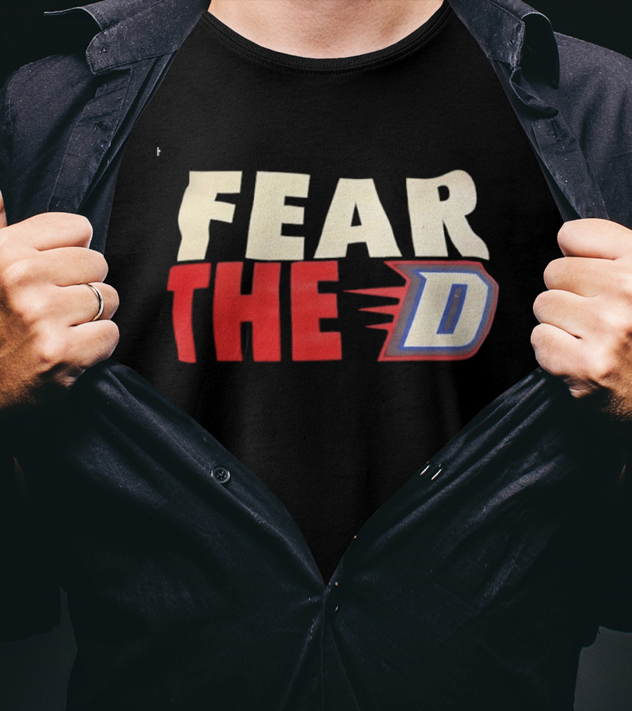 Fear The D DePaul Blue Demons Basketball Team Spirit T-Shirt