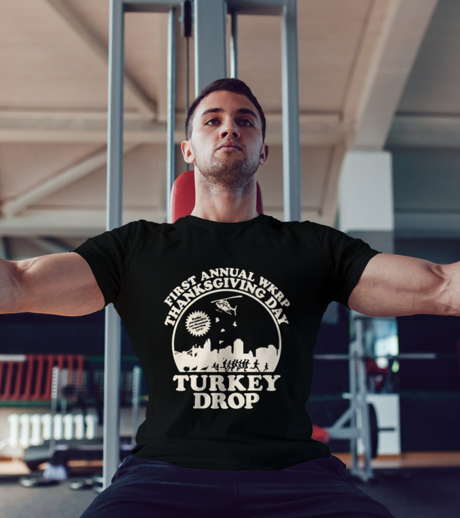WKRP In Cincinnati First Annual Thanksgiving Day Turkey Drop T-Shirt