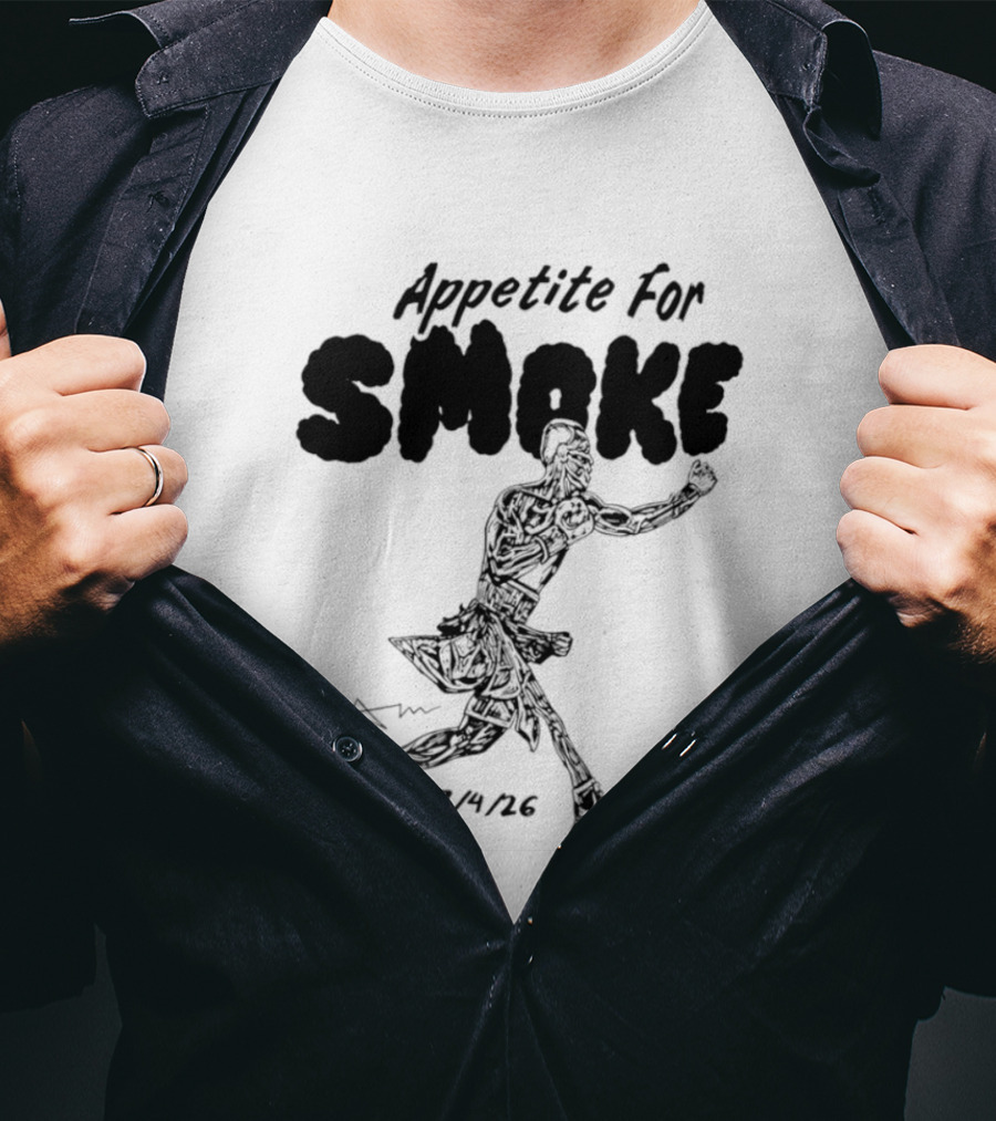 Appetite For Smoke Running Silhouette 7 26 T-Shirt