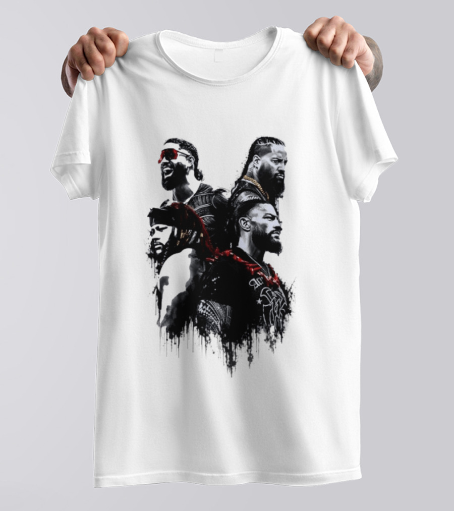 Bloodline Legacy Tribal Chief Wrestling Icons Collection T-Shirt