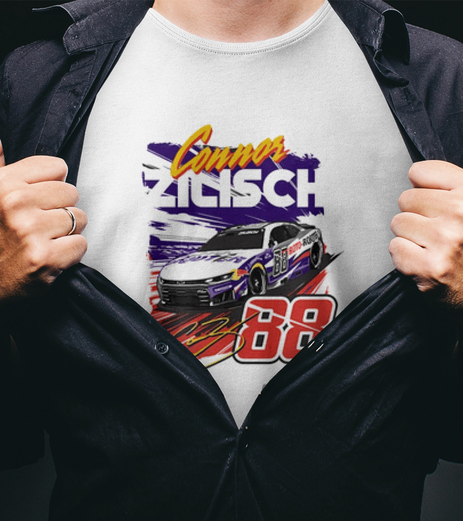 Connor Zilisch #88 NASCAR Racing Car Roto Rooter T-Shirt