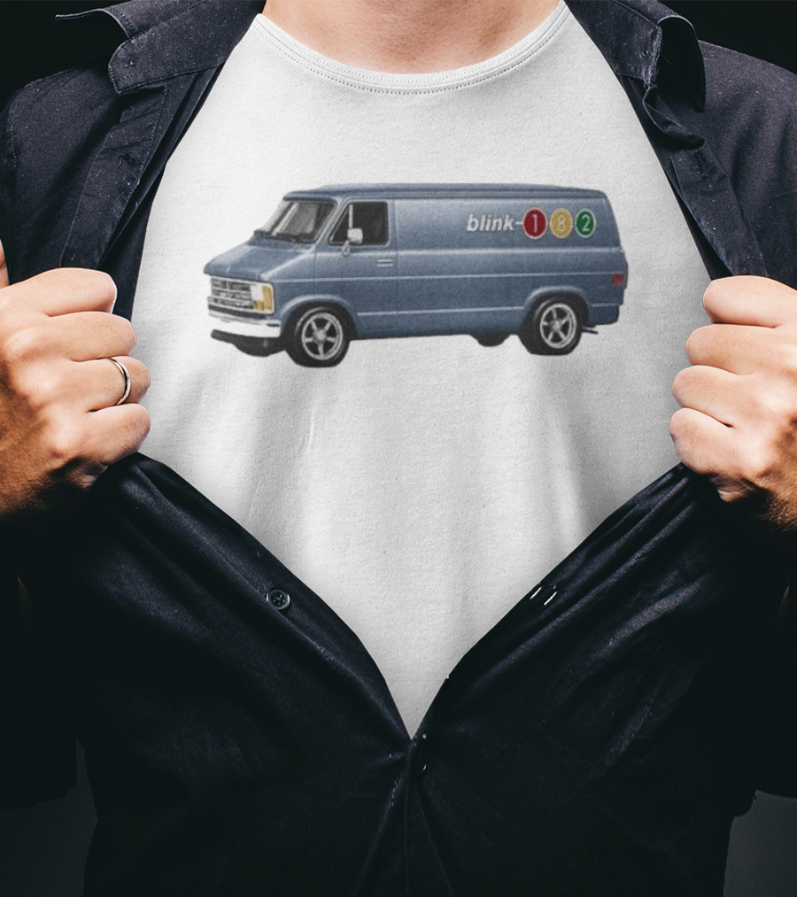Blink 182 The Rock Show Van 2026 Retro Tour T-Shirt