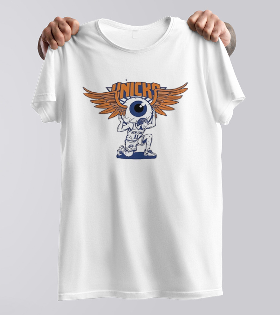 Grateful Dead New York Knicks Jalen Brunson Winged Eyeball Collaboration T-Shirt
