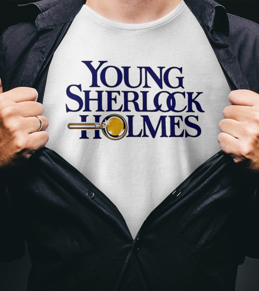 Young Sherlock Holmes 2026 Magnifying Glass Mystery T-Shirt