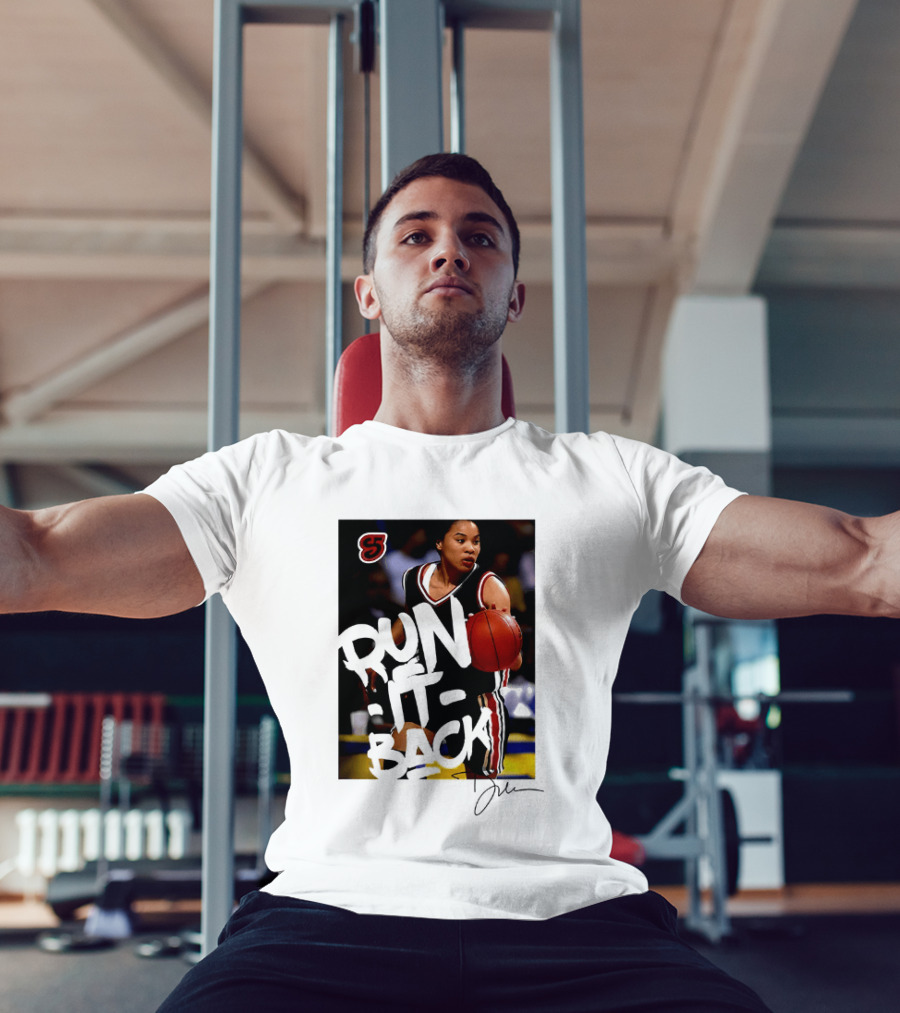 Run It Back Nykesha Sales Connecticut Huskies Basketball Player Action T-Shirt