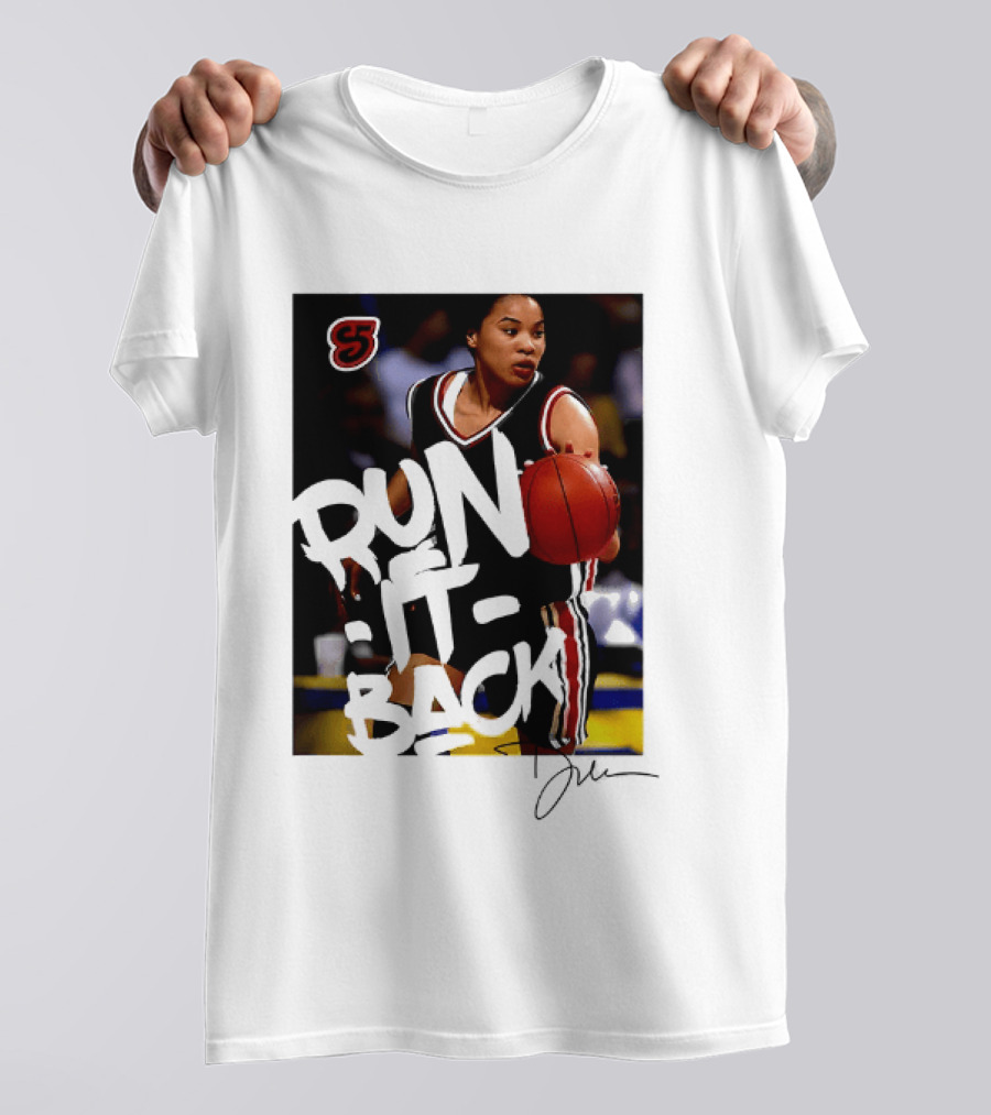 Run It Back Nykesha Sales Connecticut Huskies Basketball Player Action T-Shirt